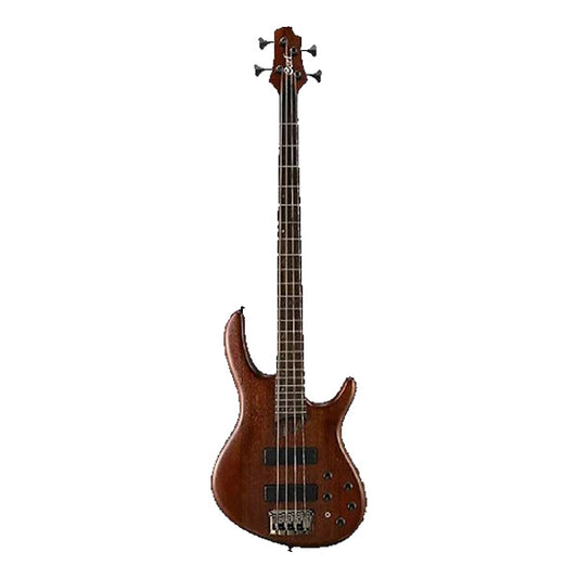 Cort B4 4 String Double Cutaway Bolt On Swamp Ash Open Pore Mahogany Electric Bass Guitar