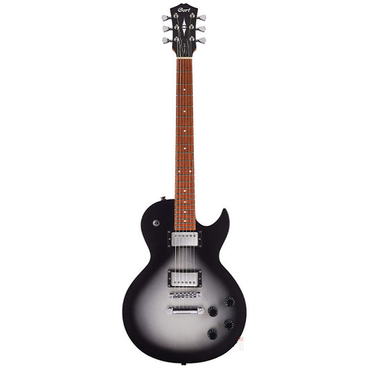 Cort CR150 Cutaway Mahogany Classic Rocker-II HH Pickup Silver Burst Satin Electric Guitar (CR 150)