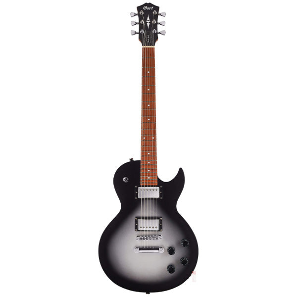 Cort CR150 Cutaway Mahogany Classic Rocker-II HH Pickup Silver Burst Satin Electric Guitar (CR 150)