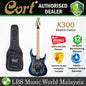 [Discontinued] Cort X300 Double Cutaway Bolt On Flamed Maple Top HH Pickup Electric Guitar (X 300)