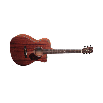 Cort AS-OC4 OM Cutaway Solid Mahogany Open Pore Acoustic Guitar with Case (ASOC4 ASOC4)