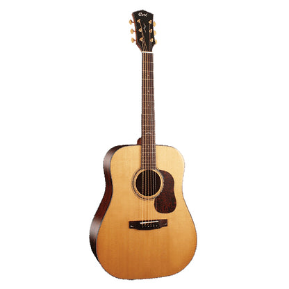 Cort Gold-D8 Dreadnought Torrefied Solid Sitka Spruce Natural Acoustic Guitar with Bag (GoldD8 Gold D8)