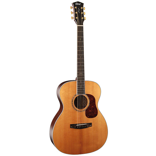 Cort Gold-O8 Orchestra Model Torrefied Solid Sitka Spruce Acoustic Guitar with Bag (GoldO8 Gold O8)