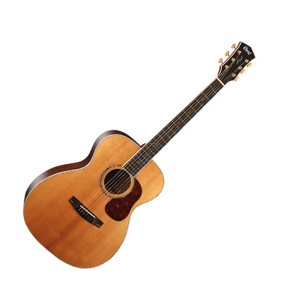 Cort Gold-O8 Orchestra Model Torrefied Solid Sitka Spruce Acoustic Guitar with Bag (GoldO8 Gold O8)