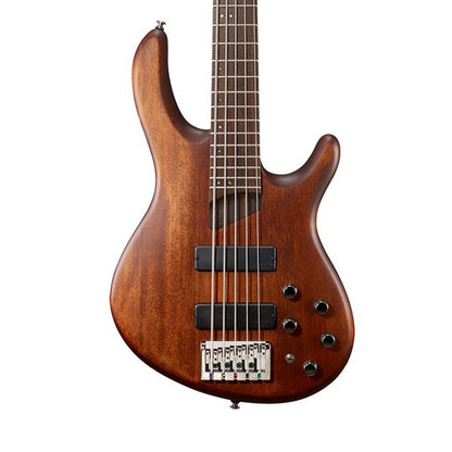 Cort B5 Plus MH 5 String Double Cutaway Bolt On Mahogany Electric Bass Guitar