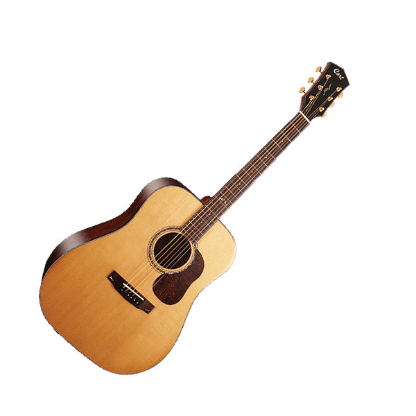 Cort Gold-D8 Dreadnought Torrefied Solid Sitka Spruce Natural Acoustic Guitar with Bag (GoldD8 Gold D8)