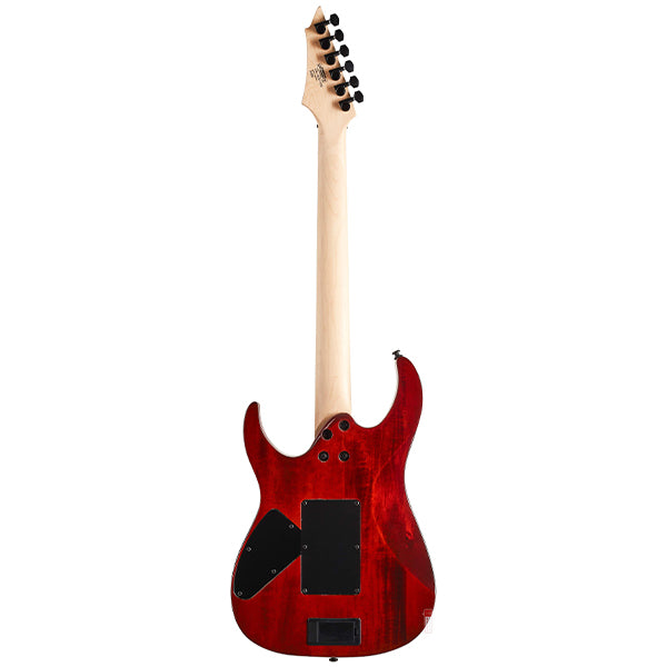 [Discontinued] Cort X300 Double Cutaway Bolt On Flamed Maple Top HH Pickup Electric Guitar (X 300)