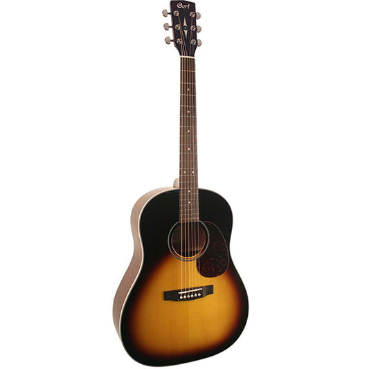 Cort Earth300SSF Dreadnought solid Adirondack spruce Top Acoustic Guitar with Pickup (Earth 300SSF)