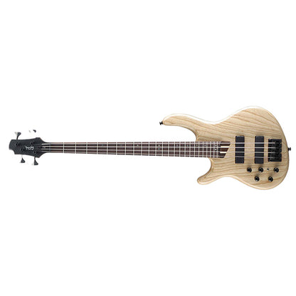 Cort B4LH  4 Strings Double Cutaway Bolt On Swamp Ash Mahogany Left Handed Electric Bass Guitar (B4 LH)