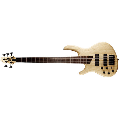 Cort B5 Plus AS LH 5 Strings Double Cutaway Bolt On Swamp Ash Left Handed Electric Bass Guitar
