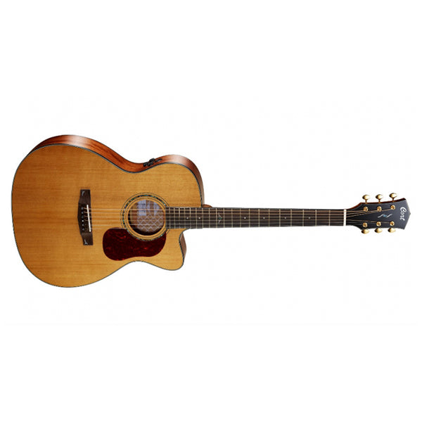 Cort Gold-OC6 Orchestra Full Solid Acoustic Electric Guitar with Bag - Natural Satin (Gold OC6)