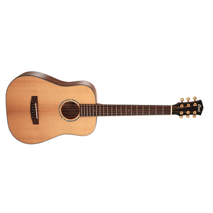 Cort Gold-Mini 3/4 Dreadnought Torrefied Solid Adirondack Spruce Acoustic Guitar with Bag (GoldMini Gold Mini)