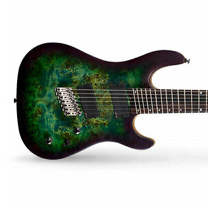 Cort KX500MS Double Cutaway Bolt On Swap Ash HH Pickup Stardust Green Electric Guitar