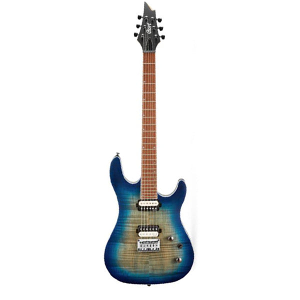 Cort KX300 Double Cutaway Spalted Maple Mahogany HH Pickup Cobalt Burst Electric Guitar (KX 300)
