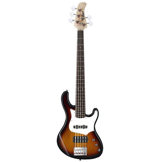 Cort GB35A 5 String Double Cutaway Bolt On Agathis Electric Bass Guitar (GB35 A)