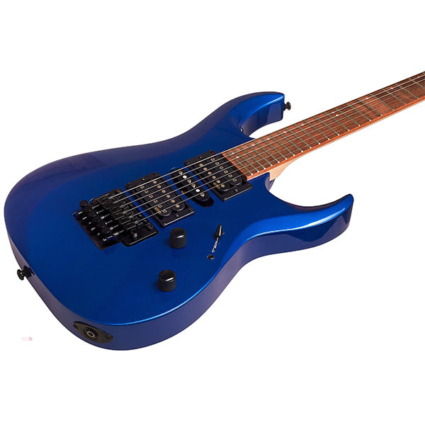 Cort X250 Double Cutaway Bolt On Meranti HSH Pickup Kona Blue Electric Guitar (X 250)