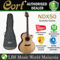Cort NDX50 NDX Body Solid Sitka Spruce Top Acoustic Guitar with Pickup Bag (NDX 50)