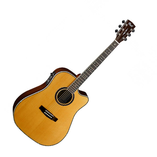 Cort MR740FX Dreadnaught Solid Sitka Spruce Top Acoustic Guitar with Bag (MR740 FX)