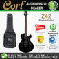 Cort Z42 Cutaway Mahogany Dynamite Active HH Pickup Black Electric Guitar (Z 42)
