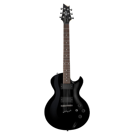 Cort Z42 Cutaway Mahogany Dynamite Active HH Pickup Black Electric Guitar (Z 42)