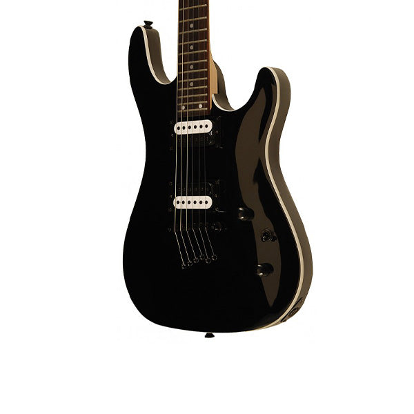 Cort KX5 Double Cutaway Bolt On Basswood HH Pickup Black Metallic Electric Guitar (KX 5)