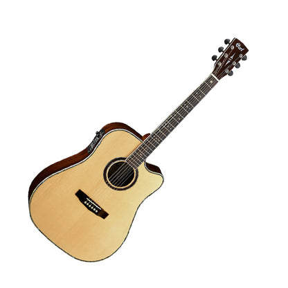 Cort MR730FX Dreadnought Cutaway Solid Sitka Spruce Top Acoustic Guitar with Pickup (MR730 FX)
