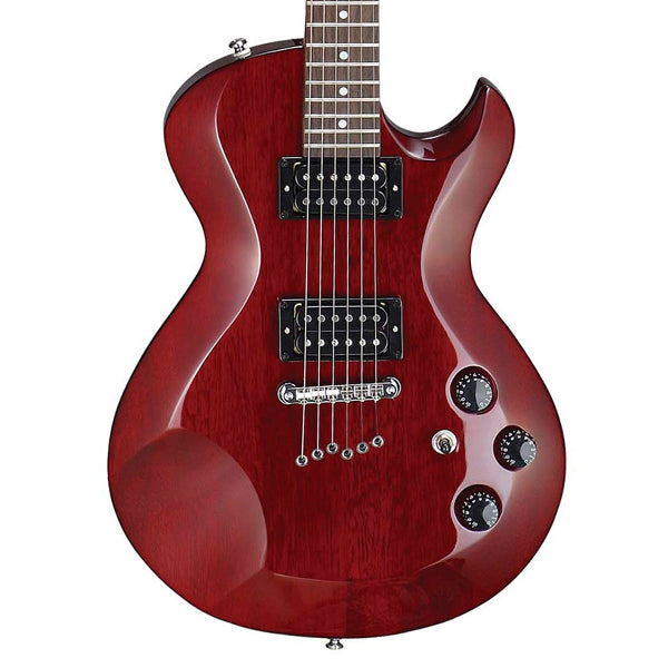 Cort Z42 Cutaway Mahogany Dynamite Active HH Pickup Trans Red Electric Guitar (Z 42)
