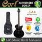 Cort Z44 Cutaway Set In Mahogany Solid Die Cast HH Pickup Black Electric Guitar (Z 44)