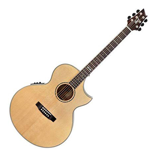 Cort NDX BARITONE NDX Solid Sitka Spruce Top Acoustic Guitar with Pickup (NDXBARITONE)