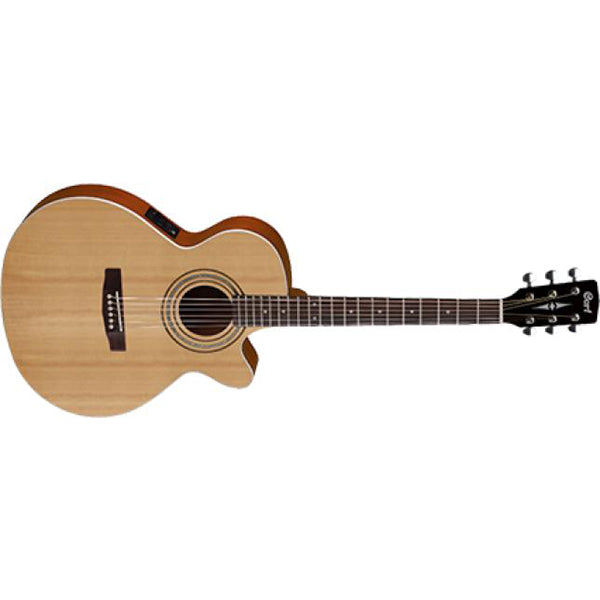 Cort SFX-ME Slim Body Depth Spruce Top Acoustic Guitar with Pickup Open Pore (SFXME SFX ME)