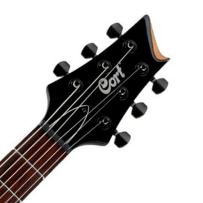 Cort Z44 Cutaway Set In Mahogany Solid Die Cast HH Pickup Black Electric Guitar (Z 44)