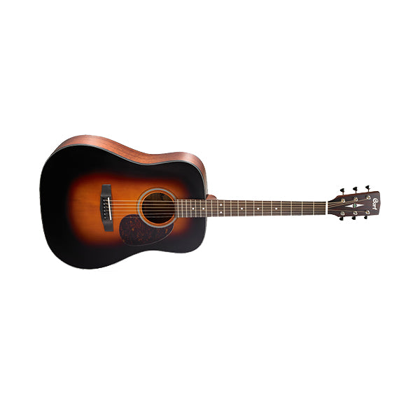 Cort Earth300VF Dreadnought Solid Adirondack Spruce Top Acoustic Guitar with Pickup (Earth 300VF)