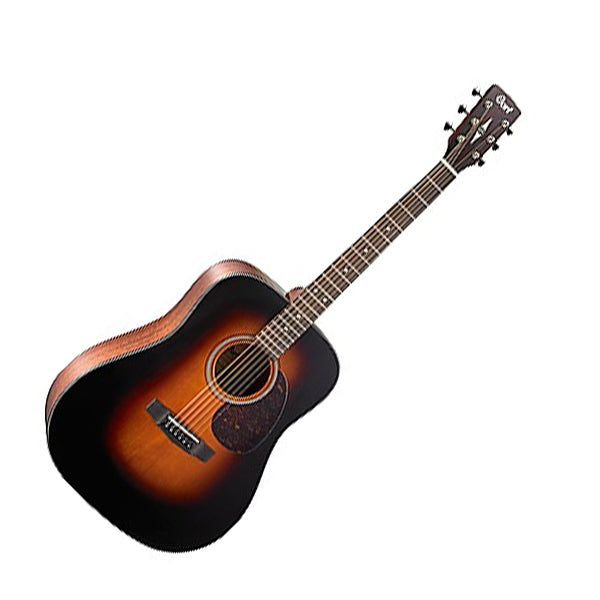 Cort Earth300VF Dreadnought Solid Adirondack Spruce Top Acoustic Guitar with Pickup (Earth 300VF)