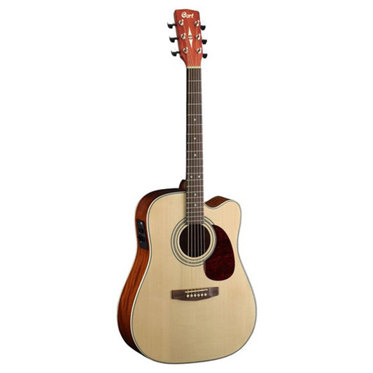 Cort MR500E Dreadnought Cutaway Solid Spruce Top Acoustic Guitar with Pickup (MR 500E)