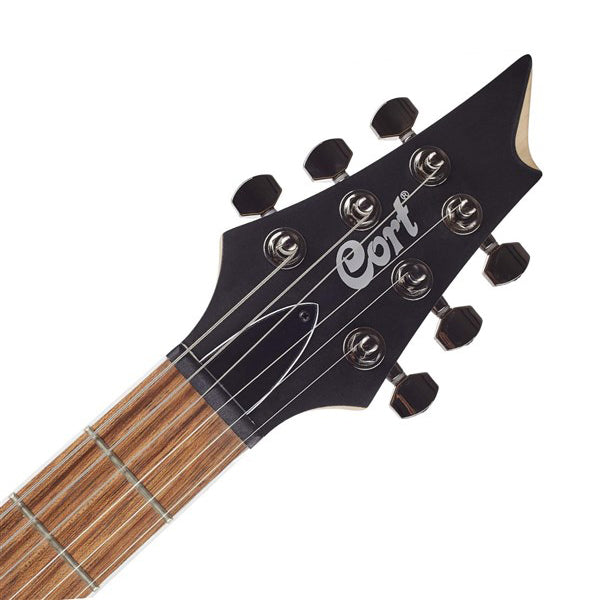 Cort KX300 Double Cutaway Spalted Maple Mahogany HH Pickup Raw Burst Electric Guitar (KX 300)