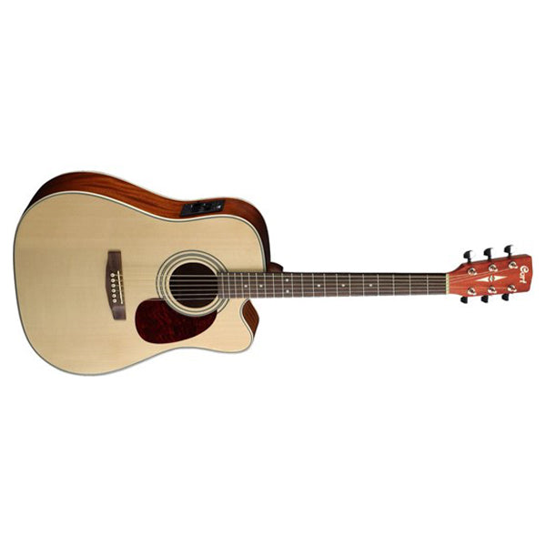 Cort MR500E Dreadnought Cutaway Solid Spruce Top Acoustic Guitar with Pickup (MR 500E)