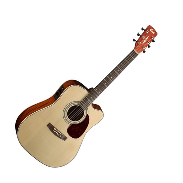 Cort MR500E Dreadnought Cutaway Solid Spruce Top Acoustic Guitar with Pickup (MR 500E)