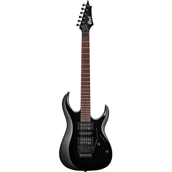 Cort X250 Double Cutaway Bolt On Meranti HSH Pickup Black Electric Guitar (X 250)