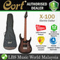 Cort X100 Meranti Bolt On Powersound Humbucker Pickup Die Cast Electric Guitar (X 100)