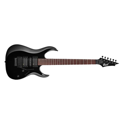 Cort X250 Double Cutaway Bolt On Meranti HSH Pickup Black Electric Guitar (X 250)