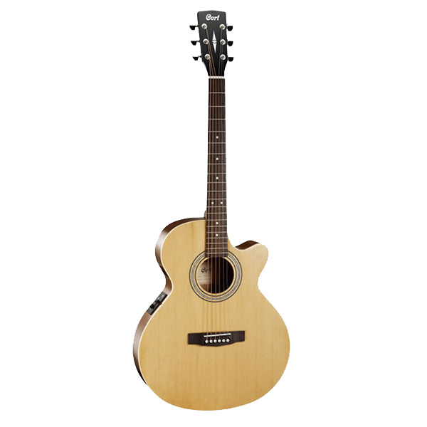 Cort SFX-ME Slim Body Depth Spruce Top Acoustic Guitar with Pickup - Open Pore (SFXME SFX ME)