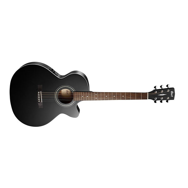 Cort SFX-ME Slim Body Depth Spruce Top Acoustic Guitar with Pickup Black Satin (SFXME SFX ME)