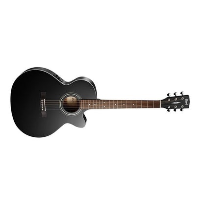 Cort SFX-ME Slim Body Depth Spruce Top Acoustic Guitar with Pickup Black Satin (SFXME SFX ME)