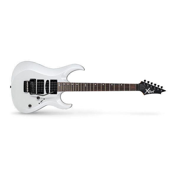 [Discontinued] Cort X-6 Basswood Bolt On HSH Pickup Electric Guitar White (X6 X 6)