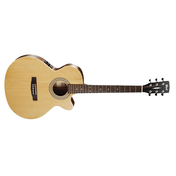 Cort SFX-ME Slim Body Depth Spruce Top Acoustic Guitar with Pickup - Open Pore (SFXME SFX ME)