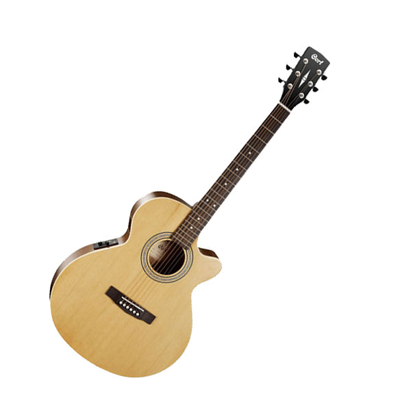 Cort SFX-ME Slim Body Depth Spruce Top Acoustic Guitar with Pickup - Open Pore (SFXME SFX ME)