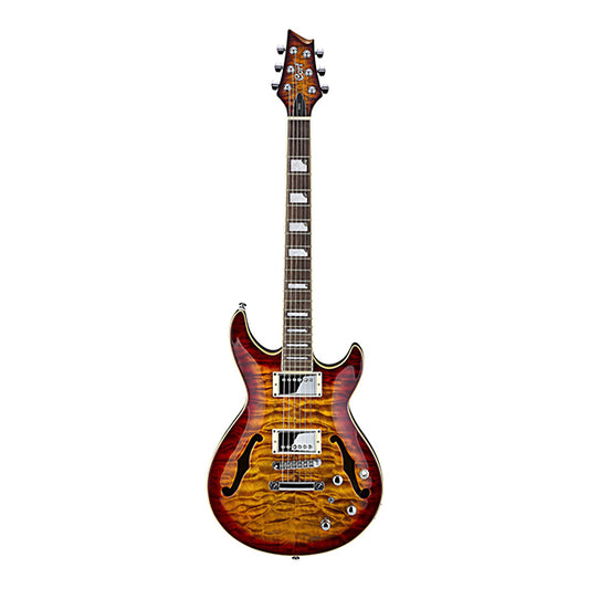 Cort M-Custom Double Cutaway Set In Chambered Mahogany HH Pickup Electric Guitar (M Custom)