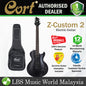 [Discontinued] Cort Z-Custom 2 Single Cutaway Cutaway Set In Mahogany HH Pickup Trans Black Electric Guitar