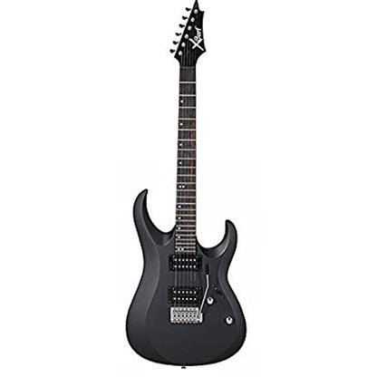 [Discontinued] Cort X-4 Double Cutaway Bolt On Basswood Tremolo HHS Pickup Black Electric Guitar (X4 X 4)