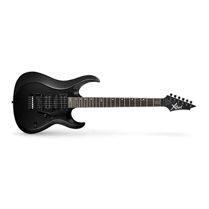[Discontinued] Cort X-6 Basswood Bolt On HSH Pickup Electric Guitar Black (X6 X 6)